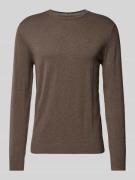 Tom Tailor Strickpullover mit Label-Stitching Modell 'BASIC' in Mittel...