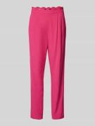 Marc Cain Slim Fit High Waist Hose in unifarbenem Design in Fuchsia, G...