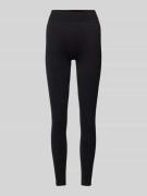 Guess Activewear Leggings in Ripp-Optik mit elastischem Bund in Black,...