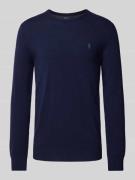 POLO RALPH LAUREN Strickpullover aus Lanawolle mit Rundhalsausschnitt ...