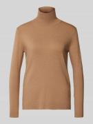 Weekend Max Mara Strickpullover mit Stehkragen Modell 'KIKU' in Camel,...