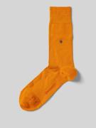 Burlington Socken mit Label-Detail in Orange, Größe 40-46