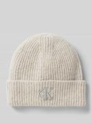 Calvin Klein Jeans Beanie mit Label-Stitching Modell 'THICK' in Offwhi...