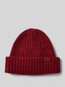 Tommy Hilfiger Beanie mit Label-Detail Modell 'FLUFFY' in Rot, Größe O...