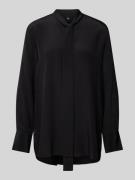 BOSS Bluse aus Seide mit Schleifen-Detail Modell 'Bryon' in Black, Grö...