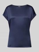 Christian Berg Woman T-Shirt aus Satin in Dunkelblau, Größe 36