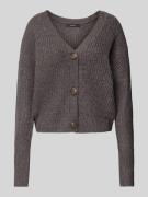 Vero Moda Regular Fit Strickjacke mit V-Ausschnitt Modell 'LEA' in Ant...