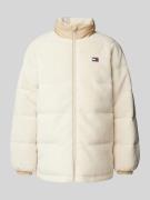 Tommy Jeans Jacke mit Teddyfell in Offwhite, Größe S