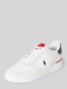 Polo Ralph Lauren Sneaker mit Logo-Stitching Modell 'MASTERS' in Weiss...