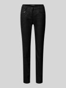 TONI Skinny Fit Hose mit Reißverschlusstaschen in Black, Größe 44