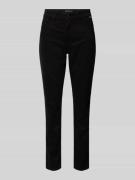 Marc Cain Slim Fit Hose mit Label-Applikation in Black, Größe 38