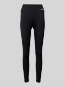 Stronger Leggings mit elastischem Bund in Black, Größe XL