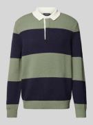 OLYMP Level Five Strickpullover mit Polokragen Modell 'Rugby' in Lind,...