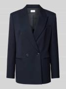 Jake*s Collection Blazer mit Reverskragen in Dunkelblau, Größe 34