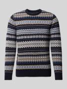 Barbour Strickpullover mit Rundhalsausschnitt Modell 'Case Fairisle' i...