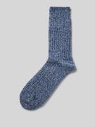 camano Socken mit geripptem Abschluss in Marine, Größe 43-46