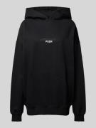 Pegador Oversized Hoodie mit Label-Print Modell 'SONIA' in Black, Größ...