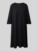 Soyaconcept Knielanges T-Shirt-Kleid mit Rundhalsausschnitt in Black, ...