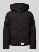 khujo Steppjacke mit Reißverschluss Modell 'WESH' in Black, Größe L