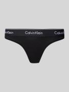 Calvin Klein Underwear String mit elastischem Label-Bund in Black, Grö...