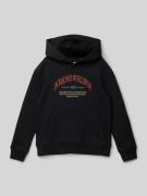 Jack & Jones Hoodie mit Label-Print Modell 'FREDERIKSBERG' in Black, G...