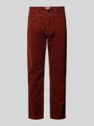 camel active Regular Fit Cordhose im 5-Pocket-Design in Rot, Größe 32/...