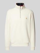 Polo Ralph Lauren Sweatshirt mit Logo-Stitching in Offwhite, Größe S