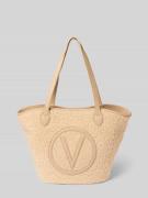 VALENTINO BAGS Shopper in Teddyfell-Optik Modell 'COVENT' in Beige, Gr...