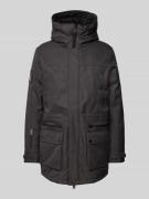 Superdry Parka mit Label-Stitching Modell 'City Tweed' in Black, Größe...