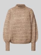 Only Flauschiger Pullover mit Rundhalsausschnitt Modell 'CELINA' in Ha...