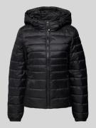 Only Steppjacke mit Kapuze Modell 'TAHOE' in Black, Größe XL