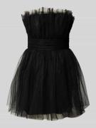 LACE & BEADS Cocktailkleid aus Tüll in Black, Größe L