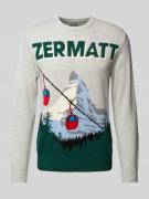 MC2 Saint Barth Strickpullover aus Woll-Mix Modell 'ZERMATT' in Mittel...