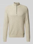 s.Oliver RED LABEL Regular Fit Pullover aus reiner Baumwolle mit Struk...