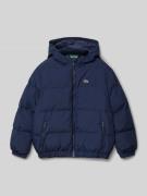 Lacoste Steppjacke mit Kapuze in Marine, Größe 152