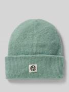 MSCH Copenhagen Beanie mit Logo-Patch Modell 'Hope' in Mint Melange, G...