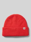 MSCH Copenhagen Beanie mit Logo-Patch Modell 'Galline Rachelle' in Rot...