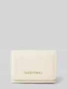 VALENTINO BAGS Portemonnaie mit Label-Detail Modell 'BRIXTON' in Ecru,...