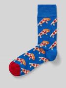 DillySocks Socken mit Motiv-Stitching Modell 'Pizza Drip' in Royal, Gr...