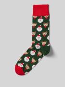 DillySocks Socken mit Motiv-Stitching Modell 'Rudolph in the Forest' i...