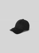 VETEMENTS Basecap mit Label-Stitching in Black, Größe 1