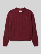 Tommy Hilfiger Teens Strickpullover mit Rundhalsausschnitt Modell 'CHE...