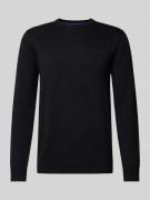 Christian Berg Men Strickpullover mit Woll-Anteil und Rundhalsausschni...