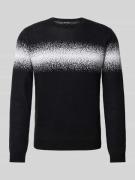 Antony Morato Strickpullover mit Rundhalsausschnitt in Black, Größe L