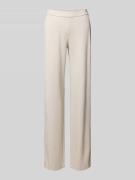 TONI Wide Leg Stoffhose mit Gesäßtaschen Modell 'Jenny' in Beige, Größ...