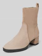 Högl Ankle Boots mit Zugschlaufe in Taupe, Größe 37