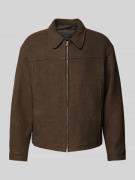 Jack & Jones Premium Jacke mit Umlegekragen Modell 'RAPHAEL' in Dunkel...