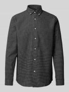 MCNEAL Tailored Fit Freizeithemd mit Button-Down-Kragen in Graphit, Gr...