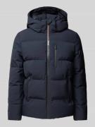 ECOALF Steppjacke mit Kapuze Modell ''BAZON' in Marine, Größe L