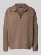 Weekend Max Mara Oversized Strickpullover mit gerippten Abschlüssen Mo...